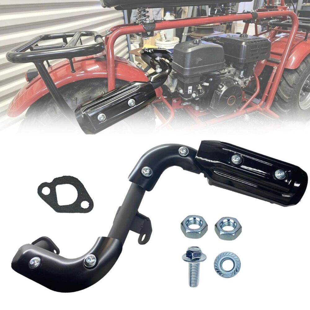 Performance Mini Bike Exhaust Muffler for CT200U-ex Silencer Kit with Pipe Ex...